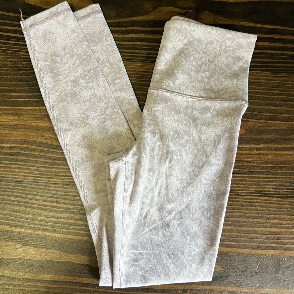 Athleta Elation Textured Tight in Light Pink